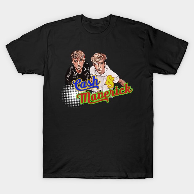 Cash And Maverick Baker Fan Art Illustration T-Shirt by vlada123